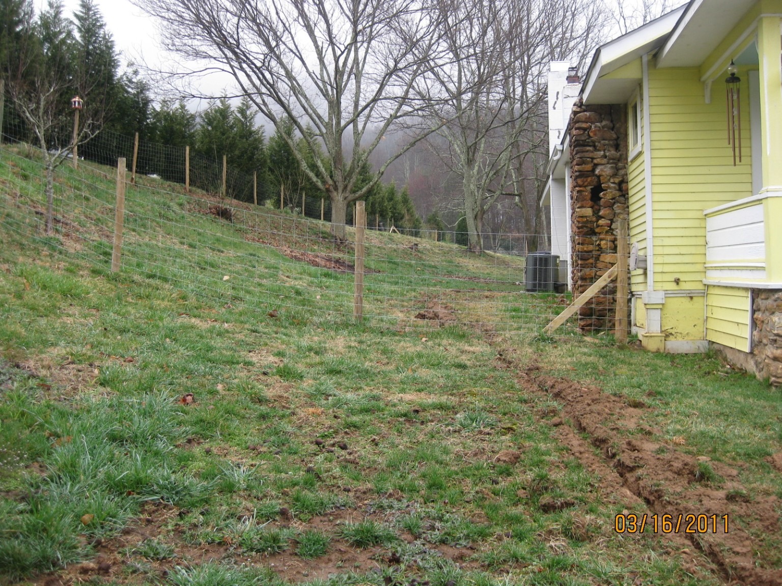 Runoff from slope