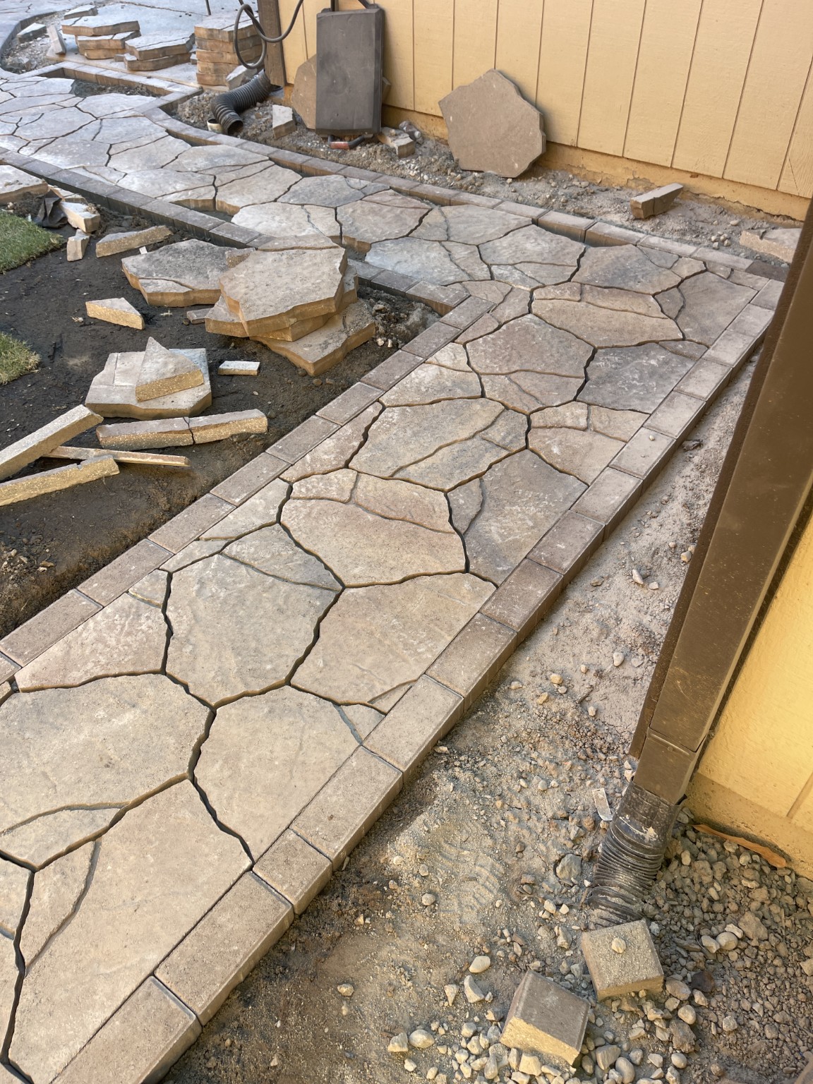 Paver walkway detail