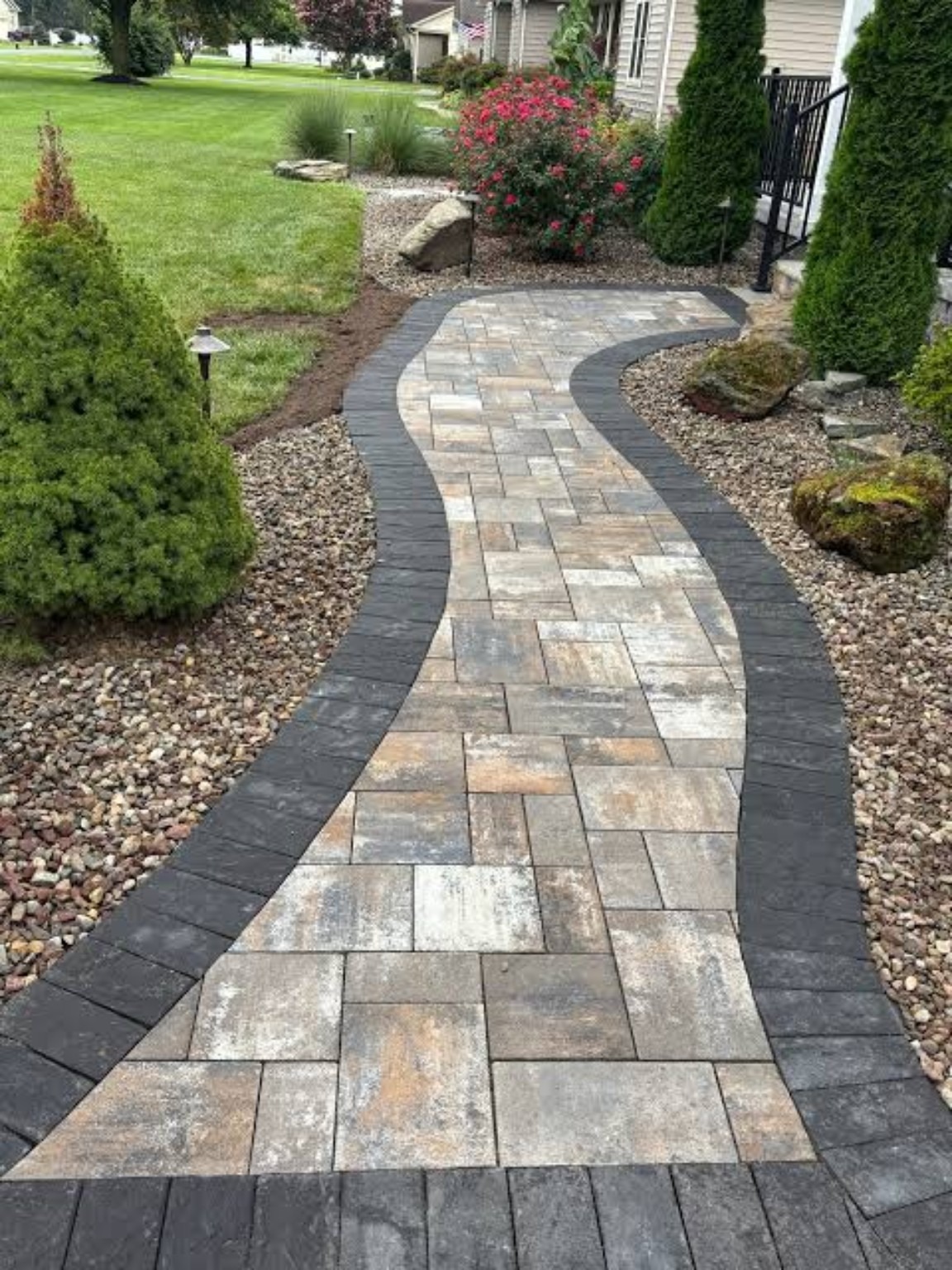 Paver walkway